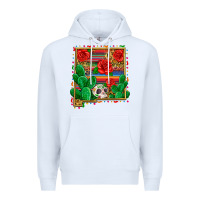 White new mexico map Premium Hoodie - Zillion Design Studio