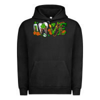 Pigment Black dental love st patricks day Urban Hoodie - RanaPortraitStore
