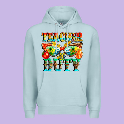 Teacher Off Duty Premium Hoodie Designed By Texasbilliewilder