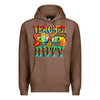 Chestnut teacher off duty Premium Hoodie - texasbilliewilder