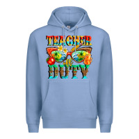 Colony Blue teacher off duty Premium Hoodie - texasbilliewilder