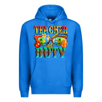 True Royal teacher off duty Premium Hoodie - texasbilliewilder