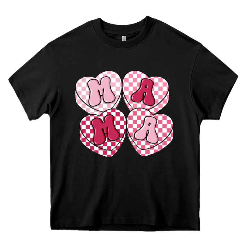 Mama Candy Hearts Heavy Core Tee by LillyAllenDesigns | Teevron