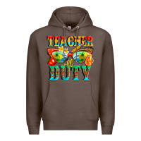 Coffee teacher off duty Premium Hoodie - texasbilliewilder