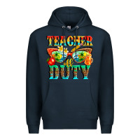Navy teacher off duty Premium Hoodie - texasbilliewilder
