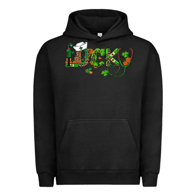 St Patricks Day Lucky Nurse Urban Hoodie by RanaPortraitStore | Teevron