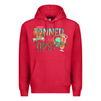 Cardinal tanned and tipsy Premium Hoodie - texasbilliewilder