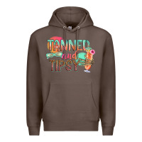 Coffee tanned and tipsy Premium Hoodie - texasbilliewilder