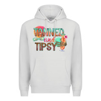 Dove Grey tanned and tipsy Premium Hoodie - texasbilliewilder