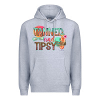 Heather Grey tanned and tipsy Premium Hoodie - texasbilliewilder
