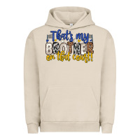 Pigment French Oak that s my brother on that court Urban Hoodie - Zillion Design Studio