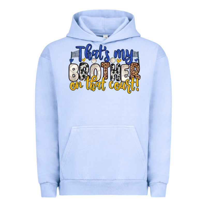 That S My Brother On That Court Urban Hoodie by Zillion Design Studio | Teevron