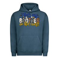 Pigment Midnight Navy that s my brother on that court Urban Hoodie - Zillion Design Studio