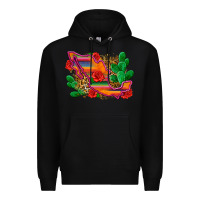 Black mexico map Premium Hoodie - Zillion Design Studio