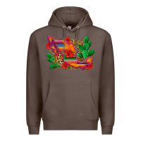 Coffee mexico map Premium Hoodie - Zillion Design Studio