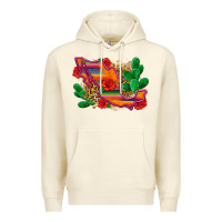 Sandshell mexico map Premium Hoodie - Zillion Design Studio