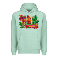 Seafoam mexico map Premium Hoodie - Zillion Design Studio