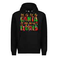 Black ay ay ay ay canta y no llores Premium Hoodie - Zillion Design Studio