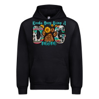 Black kinda busy being a dog mom Urban Hoodie - Zillion Design Studio