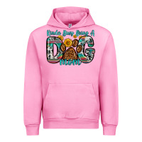Fuchsia Pink kinda busy being a dog mom Urban Hoodie - Zillion Design Studio