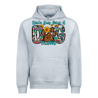 Heather Grey kinda busy being a dog mom Urban Hoodie - Zillion Design Studio