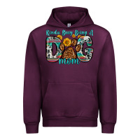 Mauve Wine kinda busy being a dog mom Urban Hoodie - Zillion Design Studio