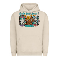 Pigment French Oak kinda busy being a dog mom Urban Hoodie - Zillion Design Studio