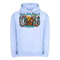 Pigment Grape Ice kinda busy being a dog mom Urban Hoodie - Zillion Design Studio