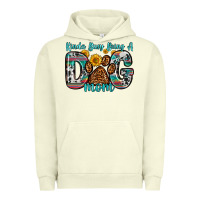 Pigment Pistachio kinda busy being a dog mom Urban Hoodie - Zillion Design Studio