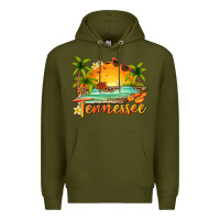 Army Green tennessee summer billie wilder Premium Hoodie - texasbilliewilder