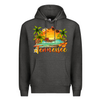 Charcoal Heather tennessee summer billie wilder Premium Hoodie - texasbilliewilder