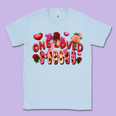 One Loved Mini Classic Tee Designed By Fadigitalartstudio