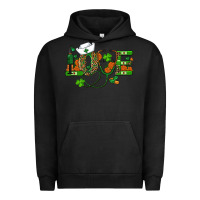 Pigment Black st patricks day love nurse Urban Hoodie - RanaPortraitStore