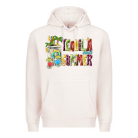 Pale Pink tequila and summer Premium Hoodie - texasbilliewilder