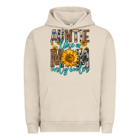 Pigment French Oak auntie like a mom only cooler Urban Hoodie - Zillion Design Studio