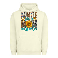 Pigment Pistachio auntie like a mom only cooler Urban Hoodie - Zillion Design Studio