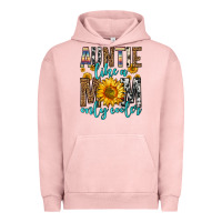 Pigment Salmon auntie like a mom only cooler Urban Hoodie - Zillion Design Studio