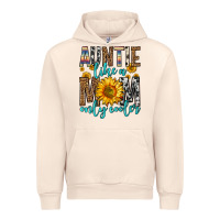 Sandshell auntie like a mom only cooler Urban Hoodie - Zillion Design Studio