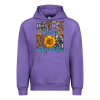 Tulip auntie like a mom only cooler Urban Hoodie - Zillion Design Studio
