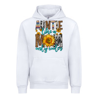 White auntie like a mom only cooler Urban Hoodie - Zillion Design Studio