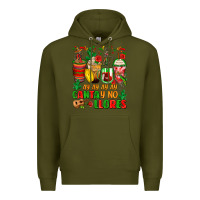 Army Green ay ay ay ay canta y no llores coffee cups Premium Hoodie - Zillion Design Studio