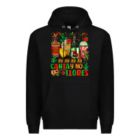 Black ay ay ay ay canta y no llores coffee cups Premium Hoodie - Zillion Design Studio