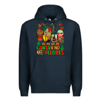 Navy ay ay ay ay canta y no llores coffee cups Premium Hoodie - Zillion Design Studio