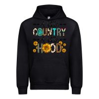 Black a little country a little hood Urban Hoodie - Zillion Design Studio