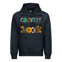 Navy a little country a little hood Urban Hoodie - Zillion Design Studio