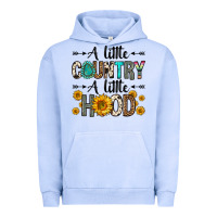Pigment Grape Ice a little country a little hood Urban Hoodie - Zillion Design Studio