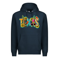 Navy texas summer Premium Hoodie - texasbilliewilder