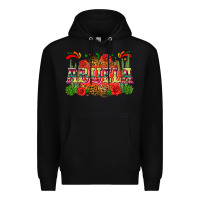 Black abuela Premium Hoodie - Zillion Design Studio