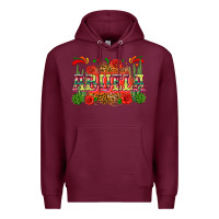 Burgundy abuela Premium Hoodie - Zillion Design Studio