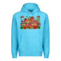 Ocean Blue abuela Premium Hoodie - Zillion Design Studio